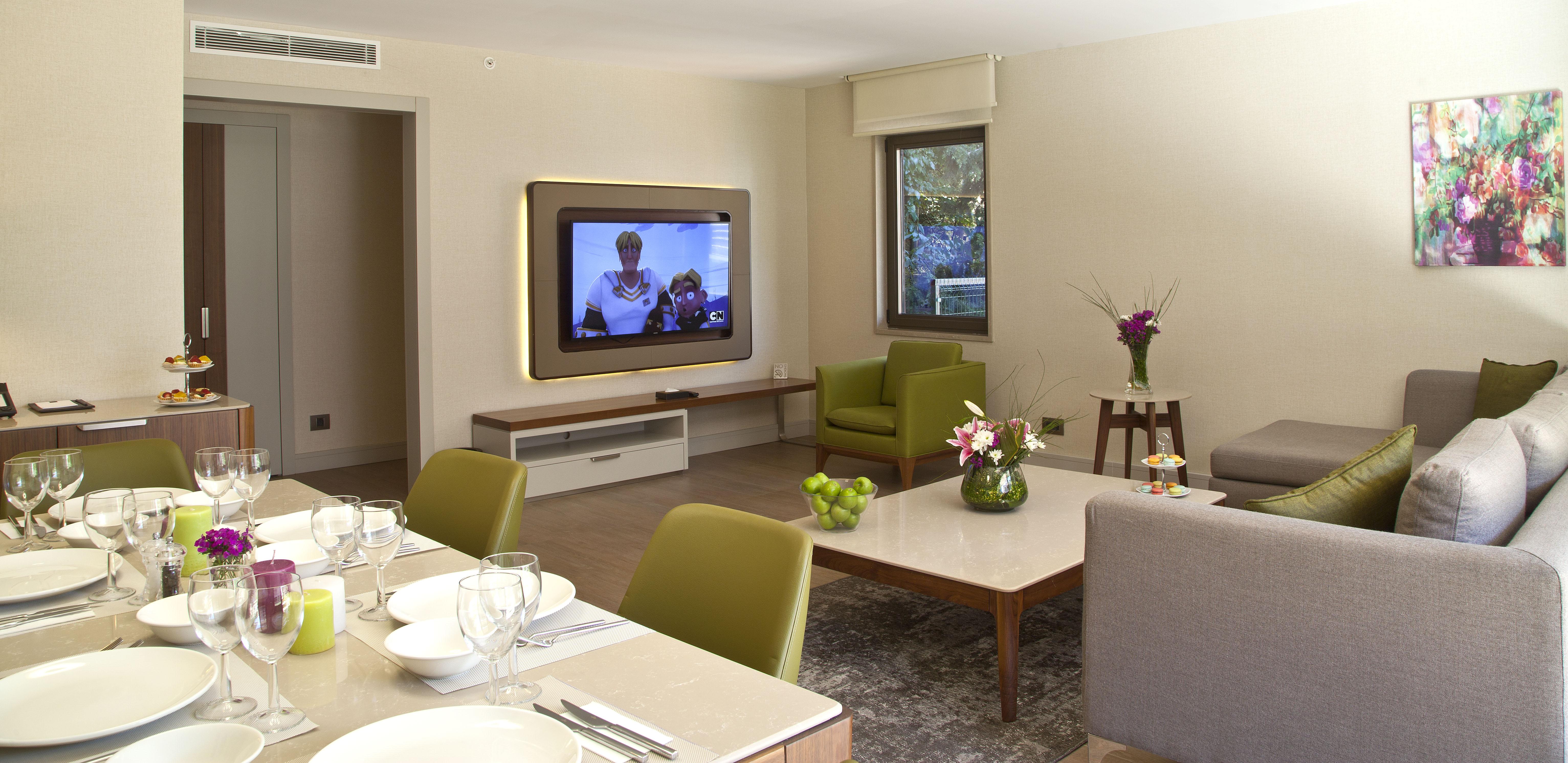 Tzl Suites Hotel Nisantasi Stambuł Zewnętrze zdjęcie A living room at the hotel
